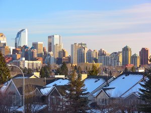 Calgary Alberta skyline, photo by JMacPherson (flickr)