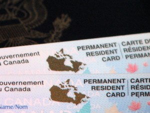 Permanent resident card