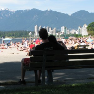 Kits Beach couple