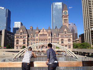 Nathan Phillips Square, City Hall, Toronto, Ontario, Canada